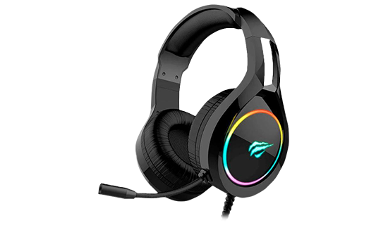 Headphone Fone De Ouvido Havit Hv H2232d Gamer Iluminação Rgb Com